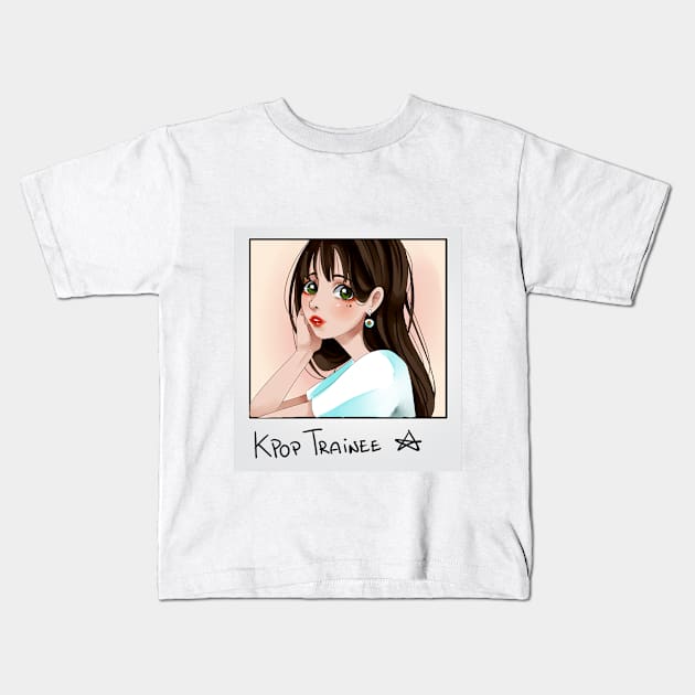 Kpop Trainee Kids T-Shirt by MitsukiHayashi